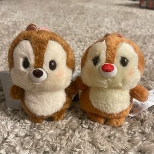 Chip and Disney Urupocha-Chan Plush – Mini 4'' – Disney Store Japan exclusive